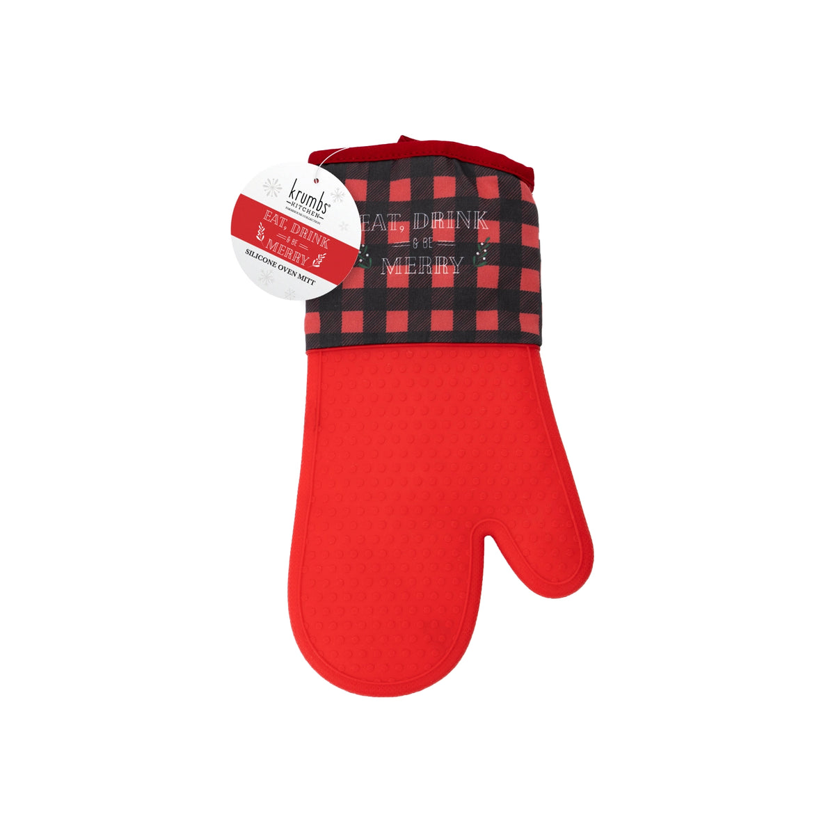 Krumbs Kitchen Farmhouse Silicone Oven Mitts