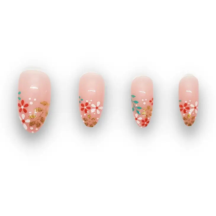 Pink Cherry Blossom Press on Nail Set Cherry Blossom by 