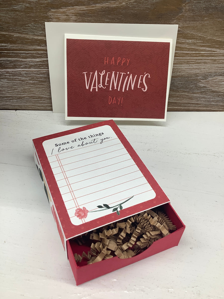 Valentine's Day Box + Card - Things I Love