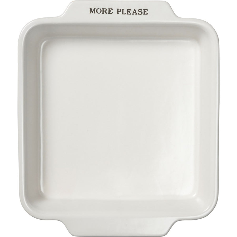 More Please Square Serving Dishes