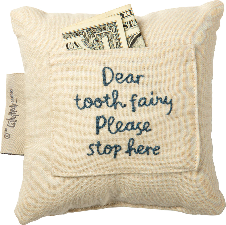 Blue Tooth Fairy Pillow