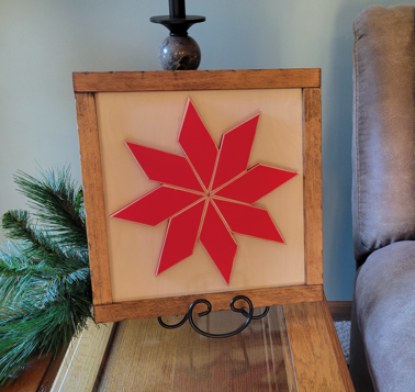 Framed Star - Red