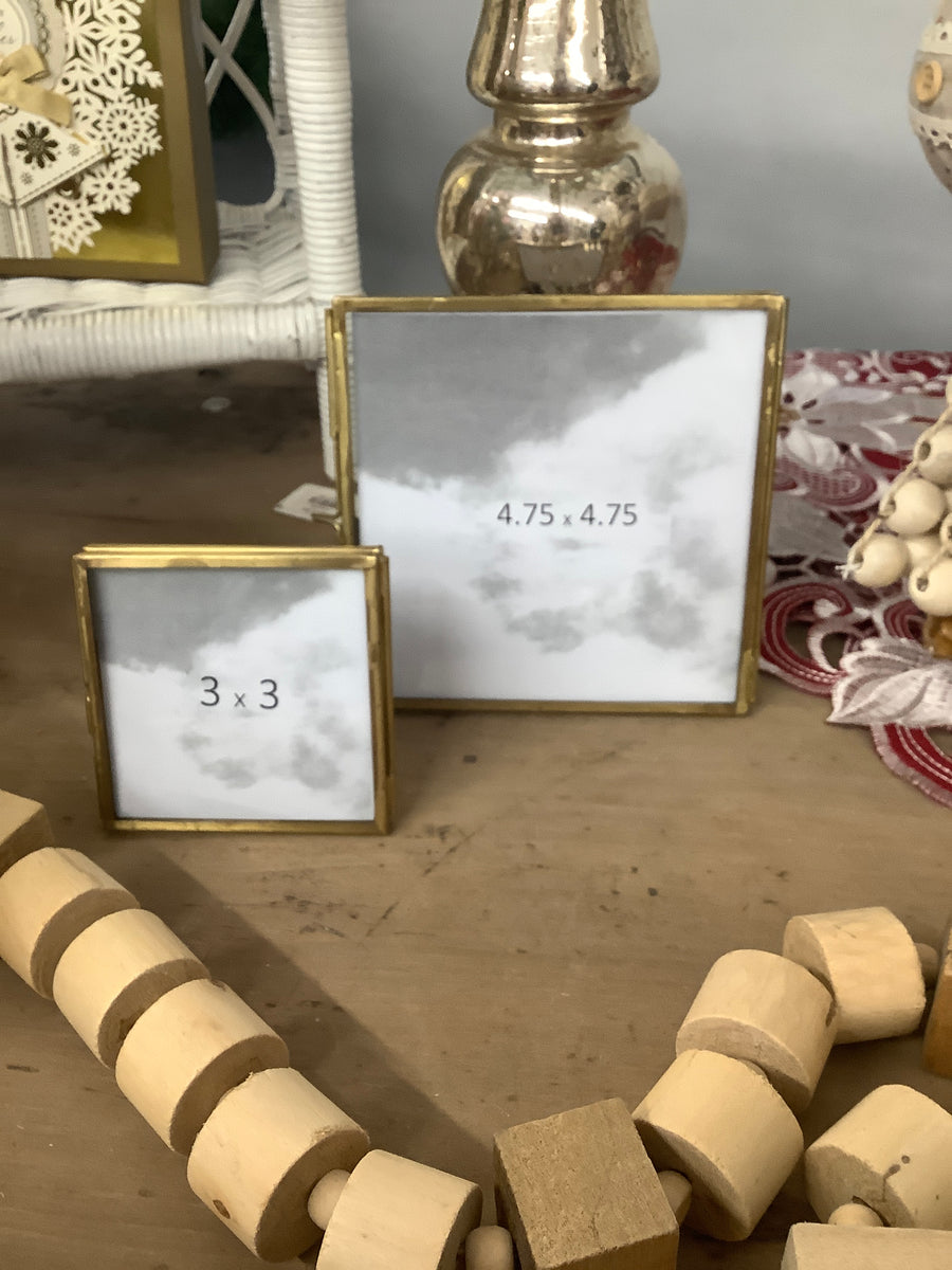 Gold Glass Photo Frame