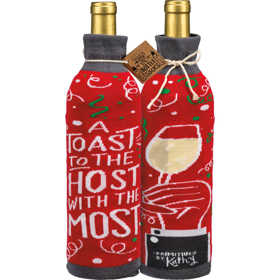 A Toast To The Host With The Most Bottle Sock Cover