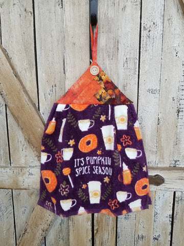 Pumpkin Spice Season Kitchen Towel