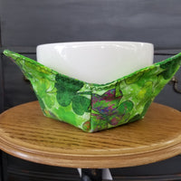 Watercolor Shamrocks Bowl Cozy