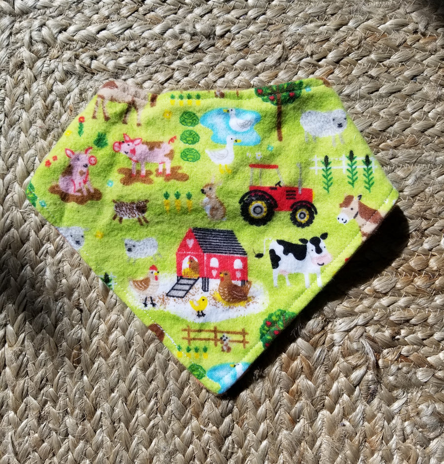 Farm Baby Bib Bandana