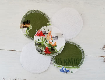 National Parks Reusable Cotton Makeup Remover Pads