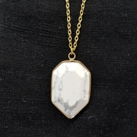 Gold Howlite Necklace