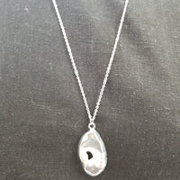 Silver Geode Necklace