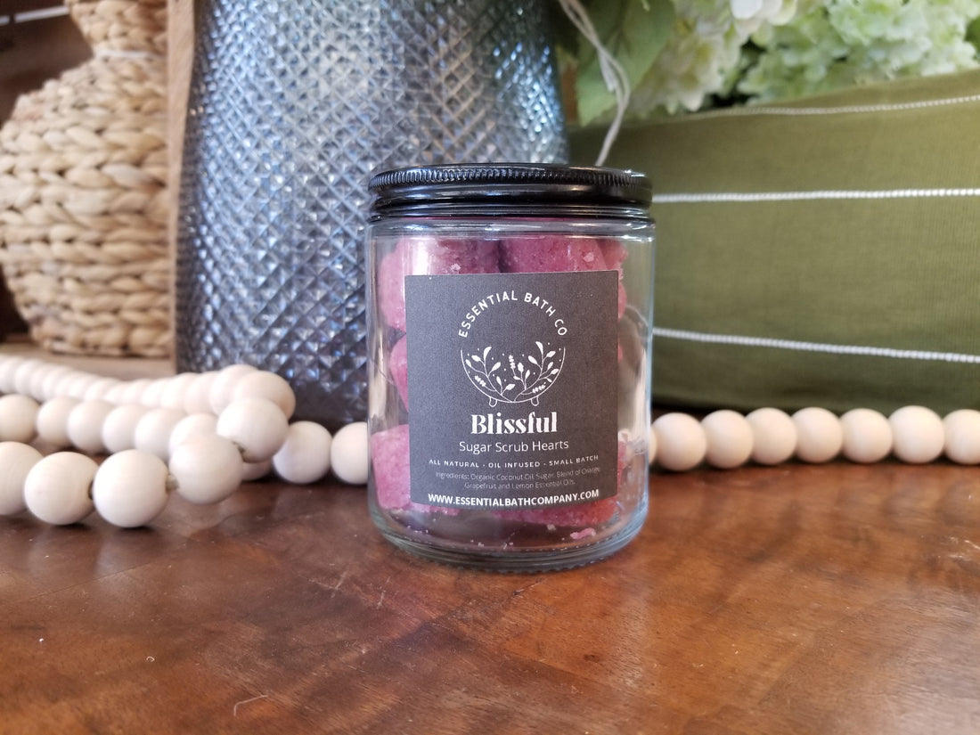 Sugar Scrub Hearts - Blissful