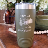 Mayville Wisconsin Tumbler - 20oz