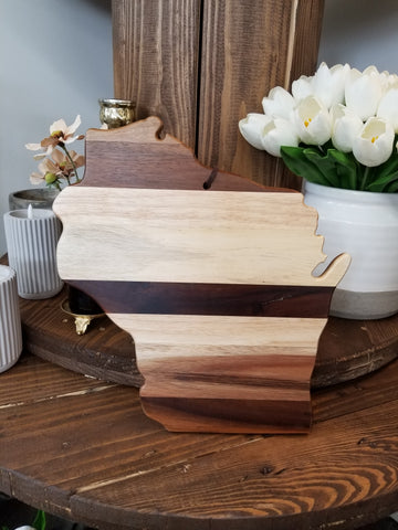 Wisconsin Cutting + Serving Board