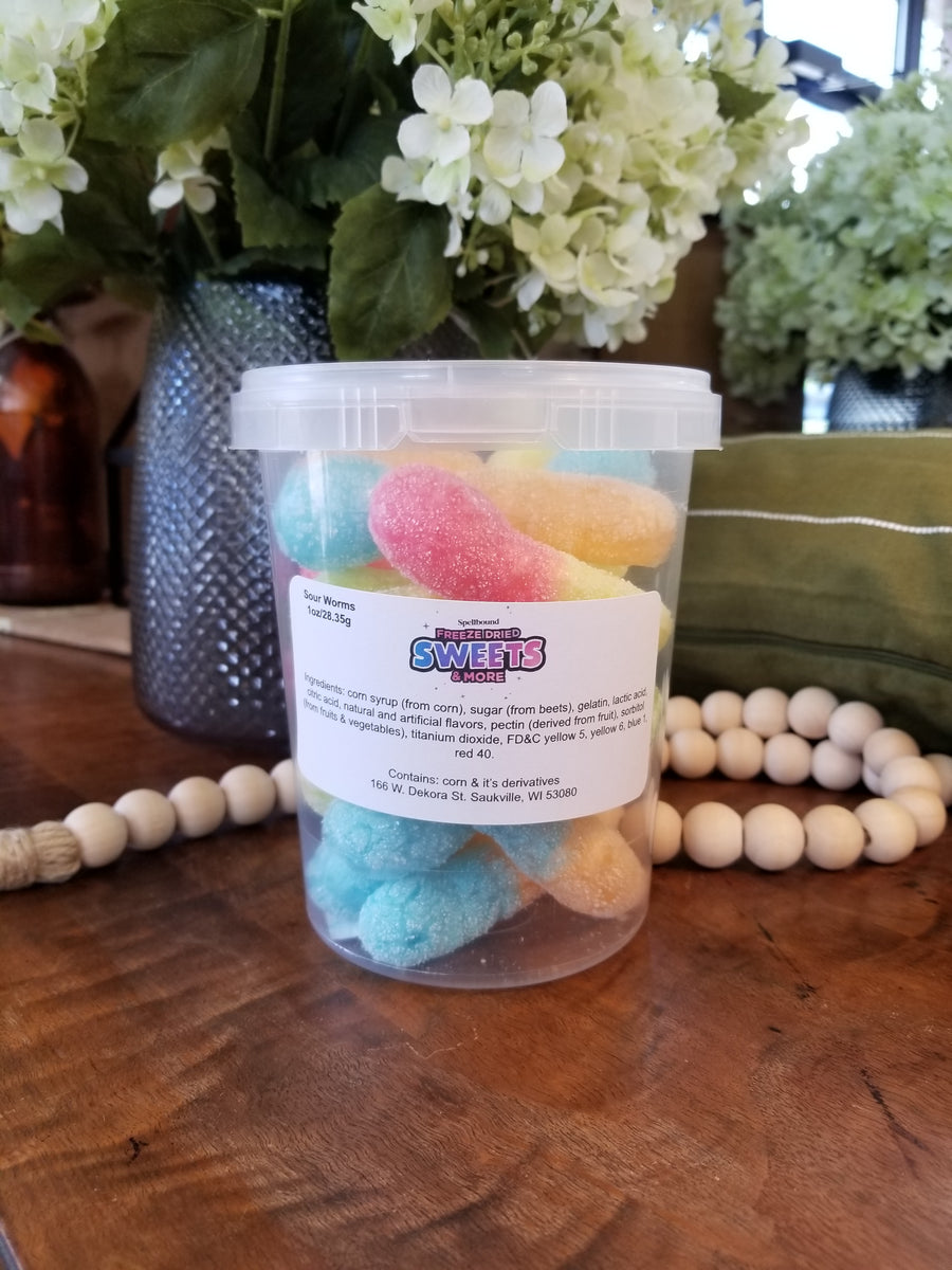 Freeze Dried Sour Gummy Worms