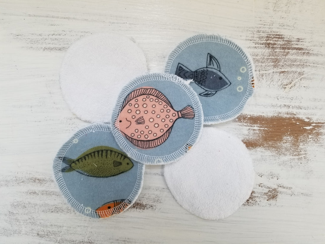 Fish Reusable Cotton Makeup Remover Pads