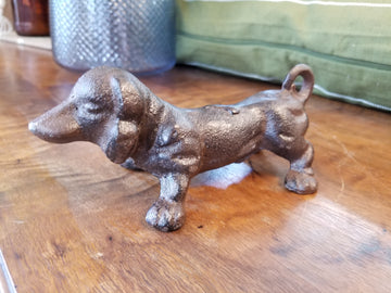 Cast Iron Dachshund Dog