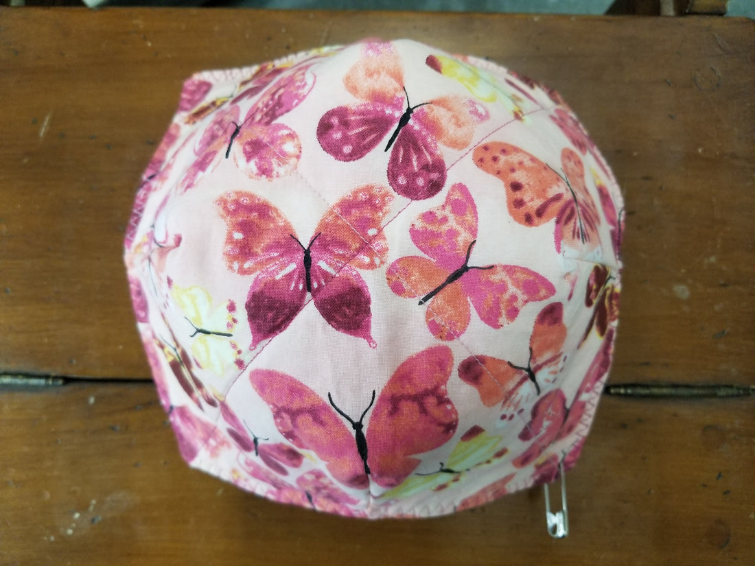 Pink Butterflies Bowl Cozy