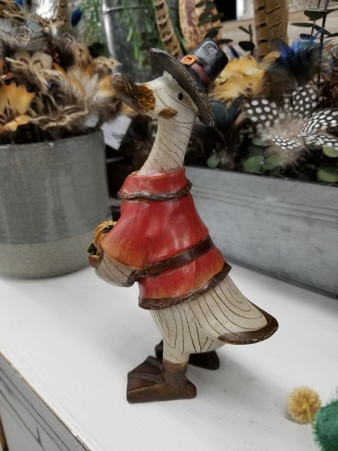 Thanksgiving Goose Figure