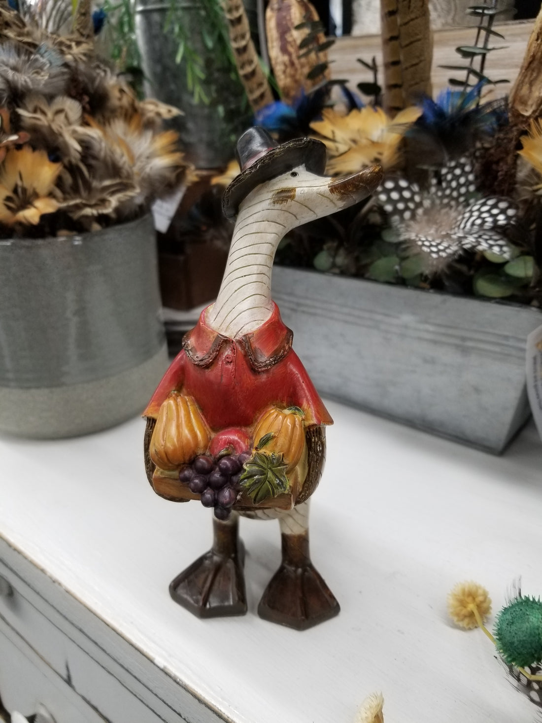 Thanksgiving Goose Figure