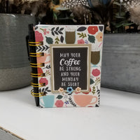 Mini Coffee Notebooks With Pen