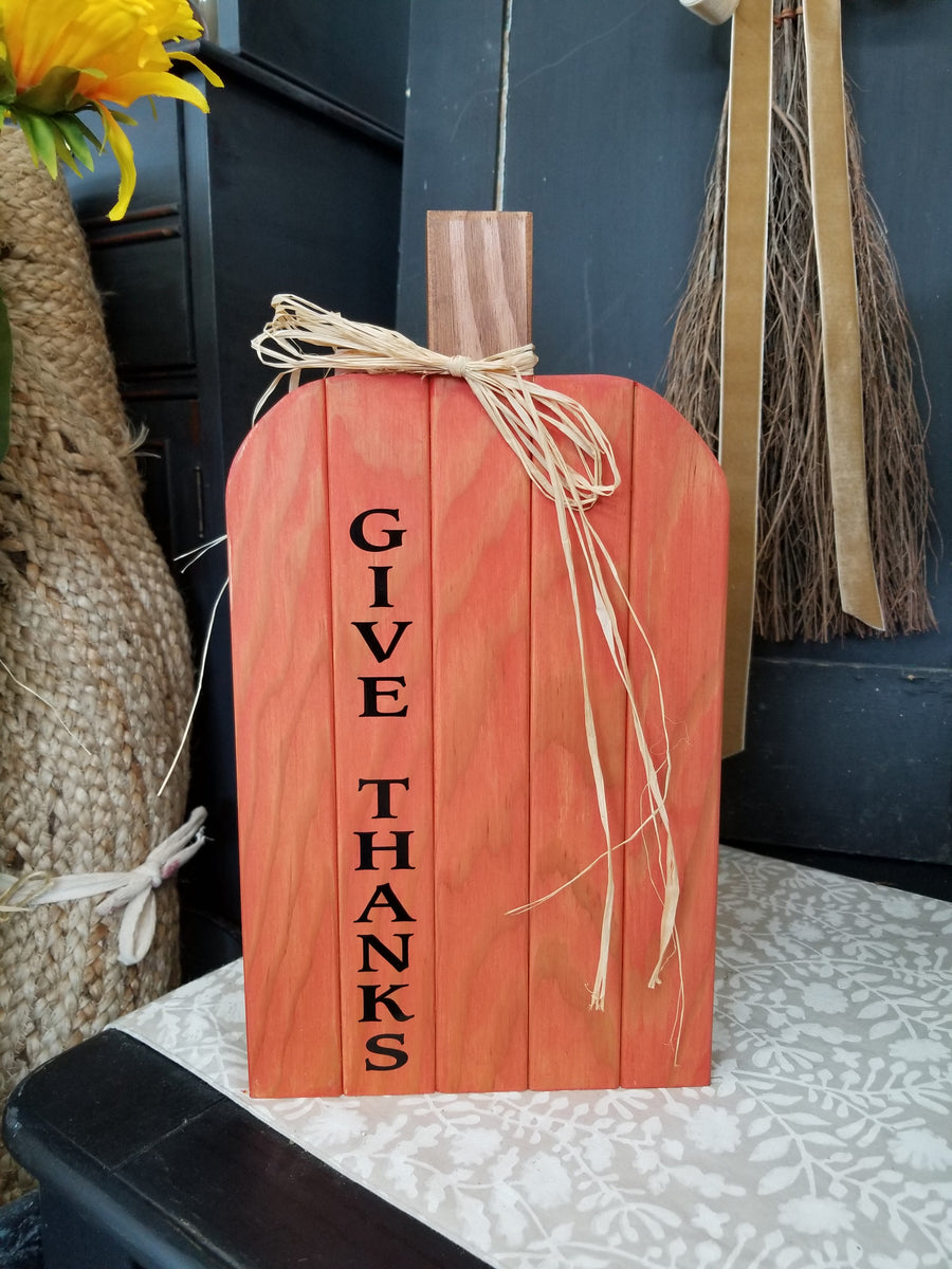 Give Thanks Pumpkin