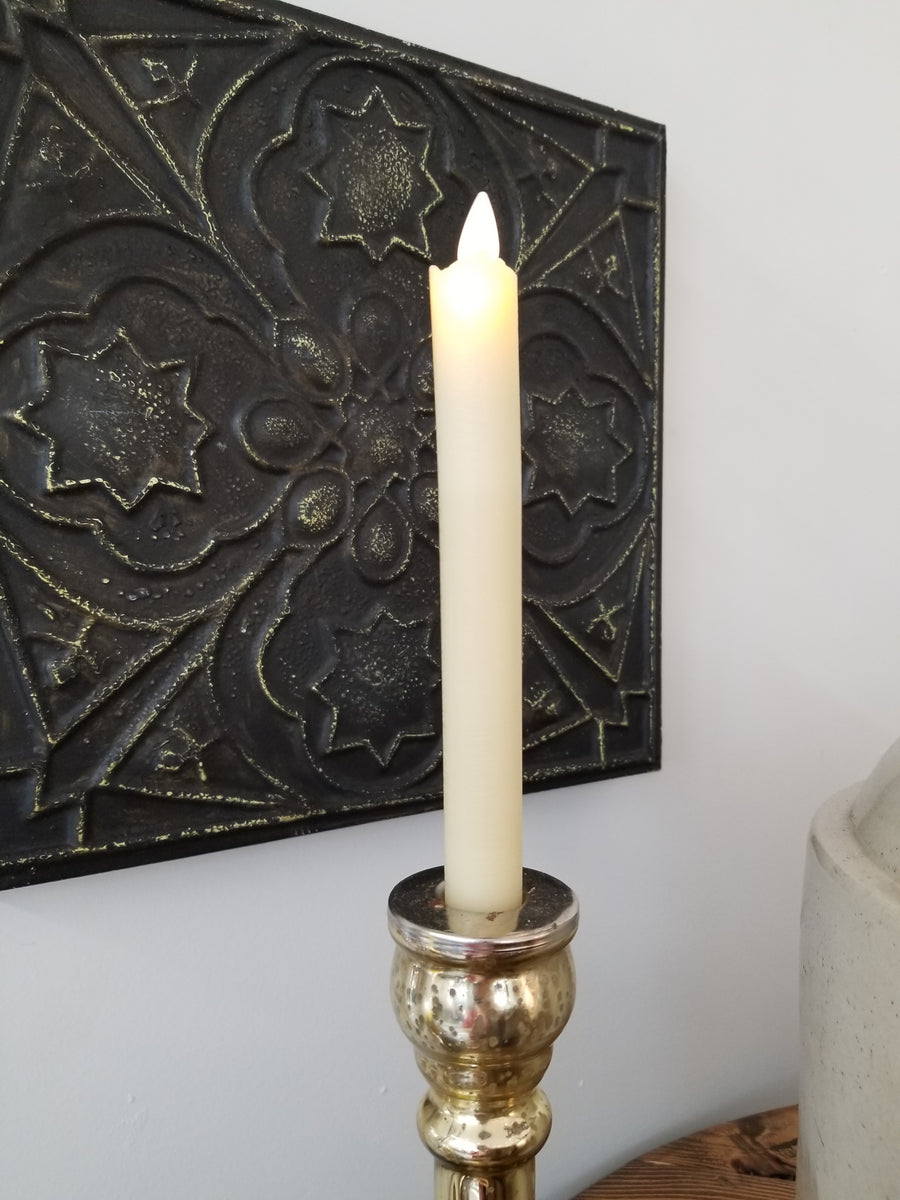 Moving Flame Taper Candle