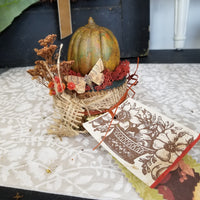 Autumn Pumpkin Handmade Shelf Decor