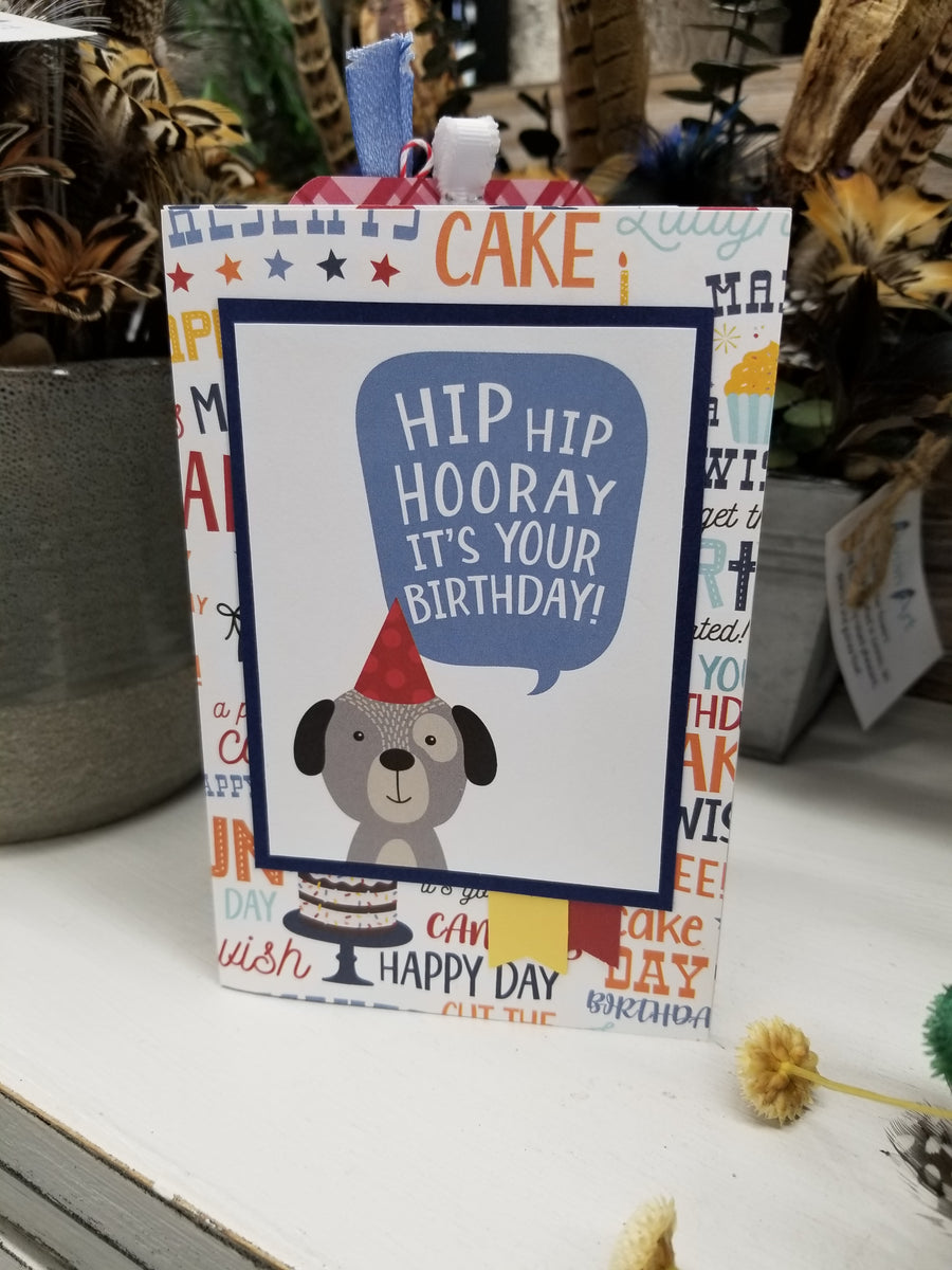 Hip Hip Hooray Birthday Card - Boy