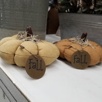 Fall Fabric Small Pumpkins