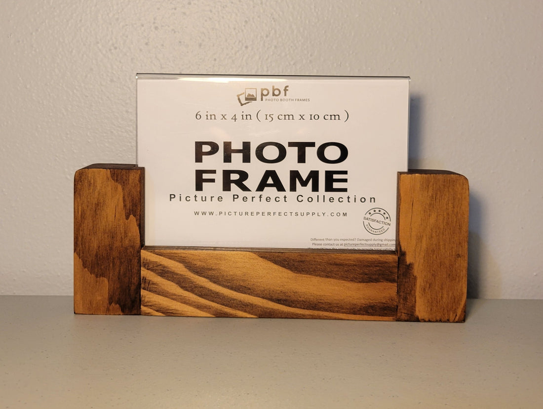 Wooden U-Shaped Photo Frame - Horizontal