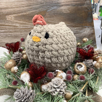 Brown Chicken Crochet Plushie