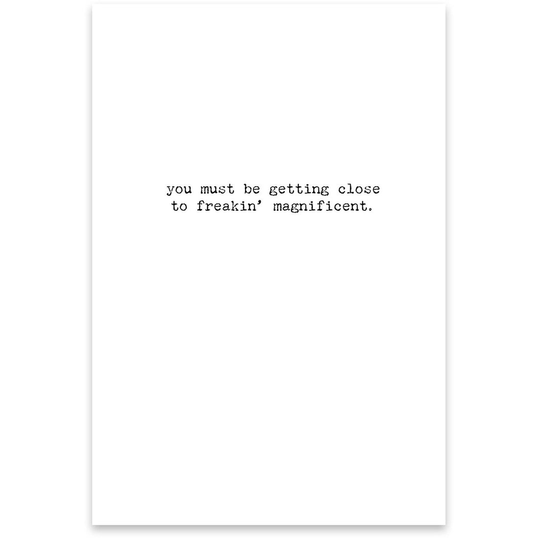 Magnificent Greeting Card