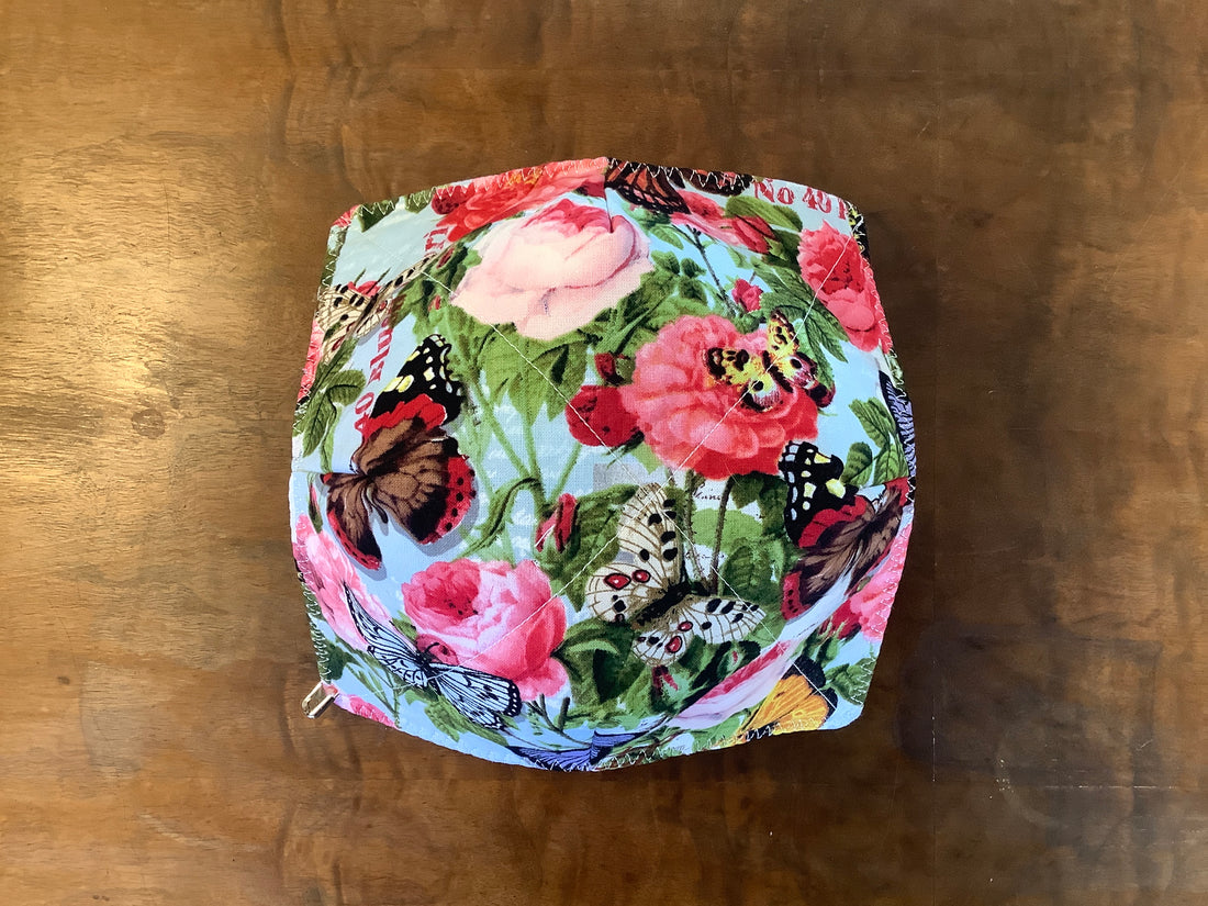 Flowers + Butterflies Bowl Cozy