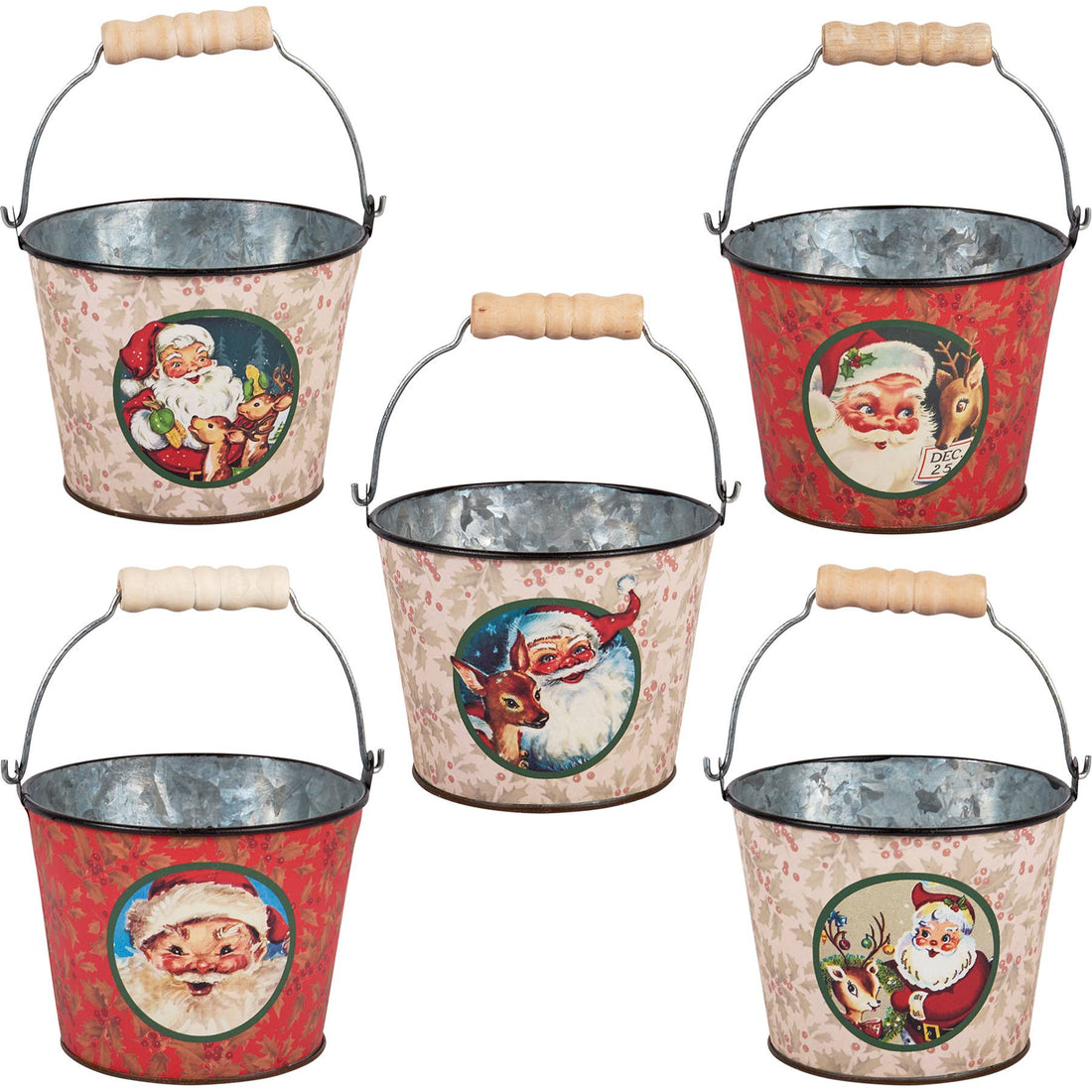 Jolly Santa Bucket Set