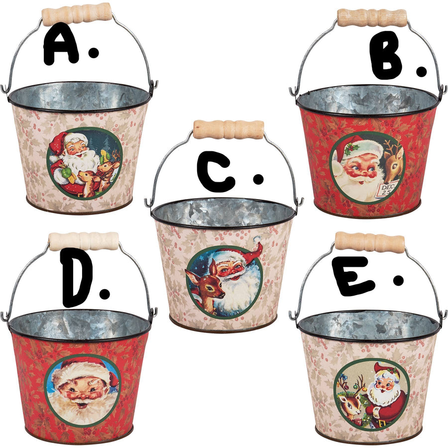 Jolly Santa Bucket Set