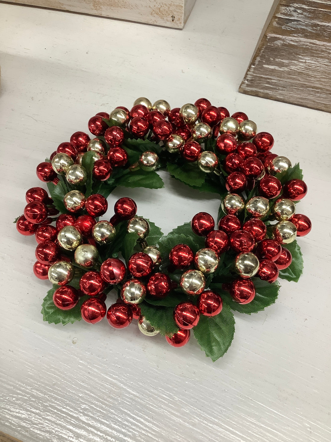 Bead Candle Ring Wreath