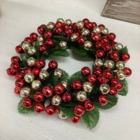 Bead Candle Ring Wreath