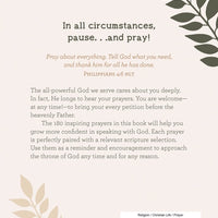 Pause and Pray :180 Encouraging Devotional Prayers For Women