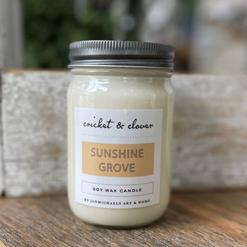 Sunshine Grove Soy Mason Jar Candle