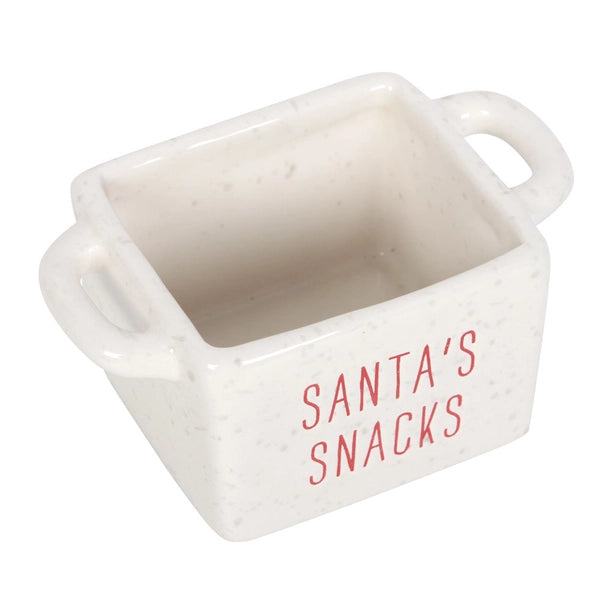 Ceramic Christmas Snack Bowls - Set of 3