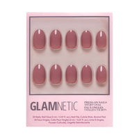 Mauve Press-On Nails | Short Oval