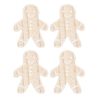 Christmas Gingerbread Man Coaster Set