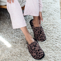 Hello Mello Cat Nap Slippers - Brown