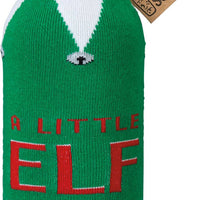 A Little Elf Told Me You Like Wine Bottle Sock Cover