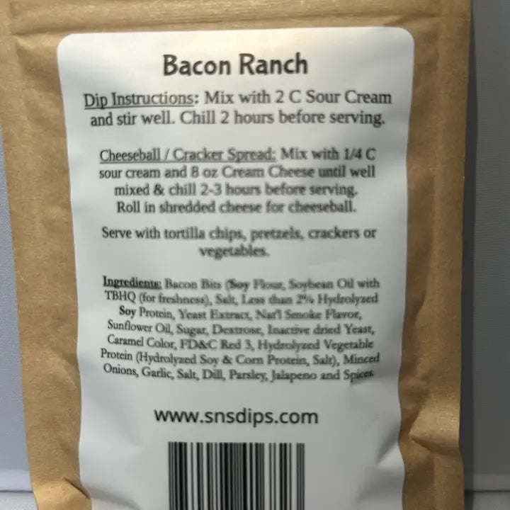 Bacon Ranch Dip Mix