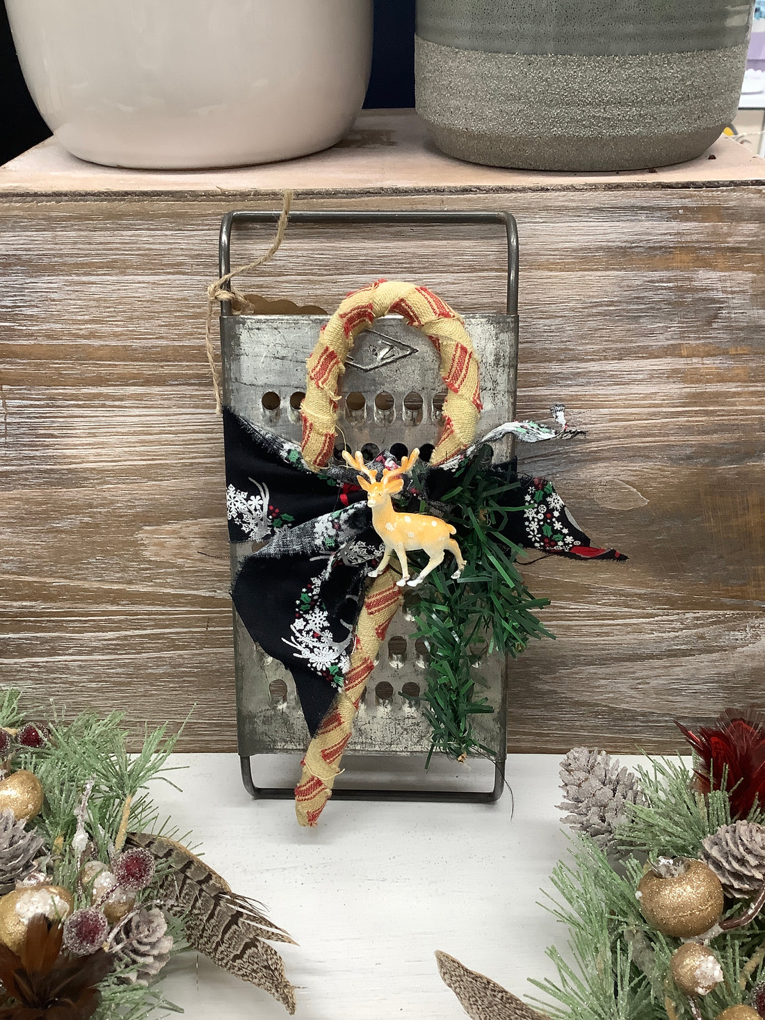 Cheese Grater Hanging Christmas Decor