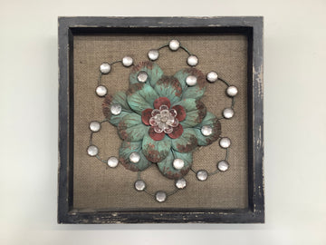 Framed Flower Wall Art