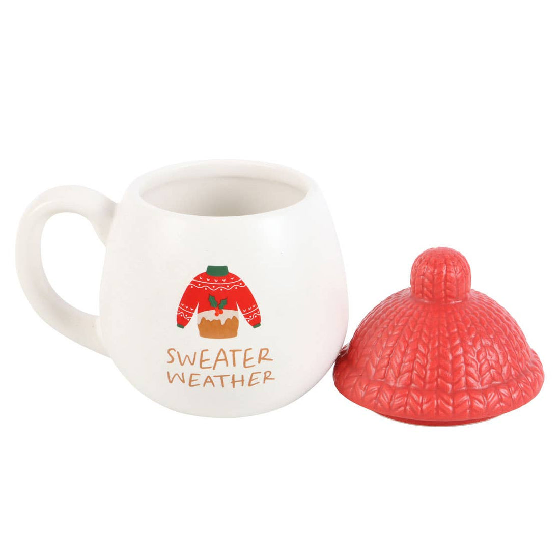 Sweater Weather Lidded Christmas Mug