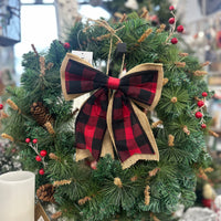 Wreath With Berries + Pinecones