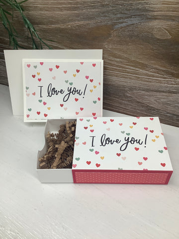 Valentine's Day Box + Card - I Love You